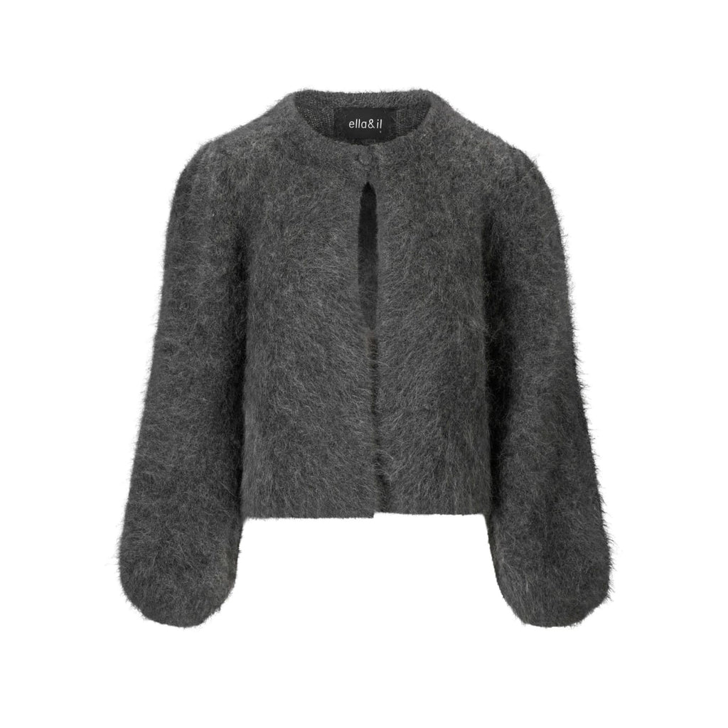 Amelia Chunky Cardigan Charcoal