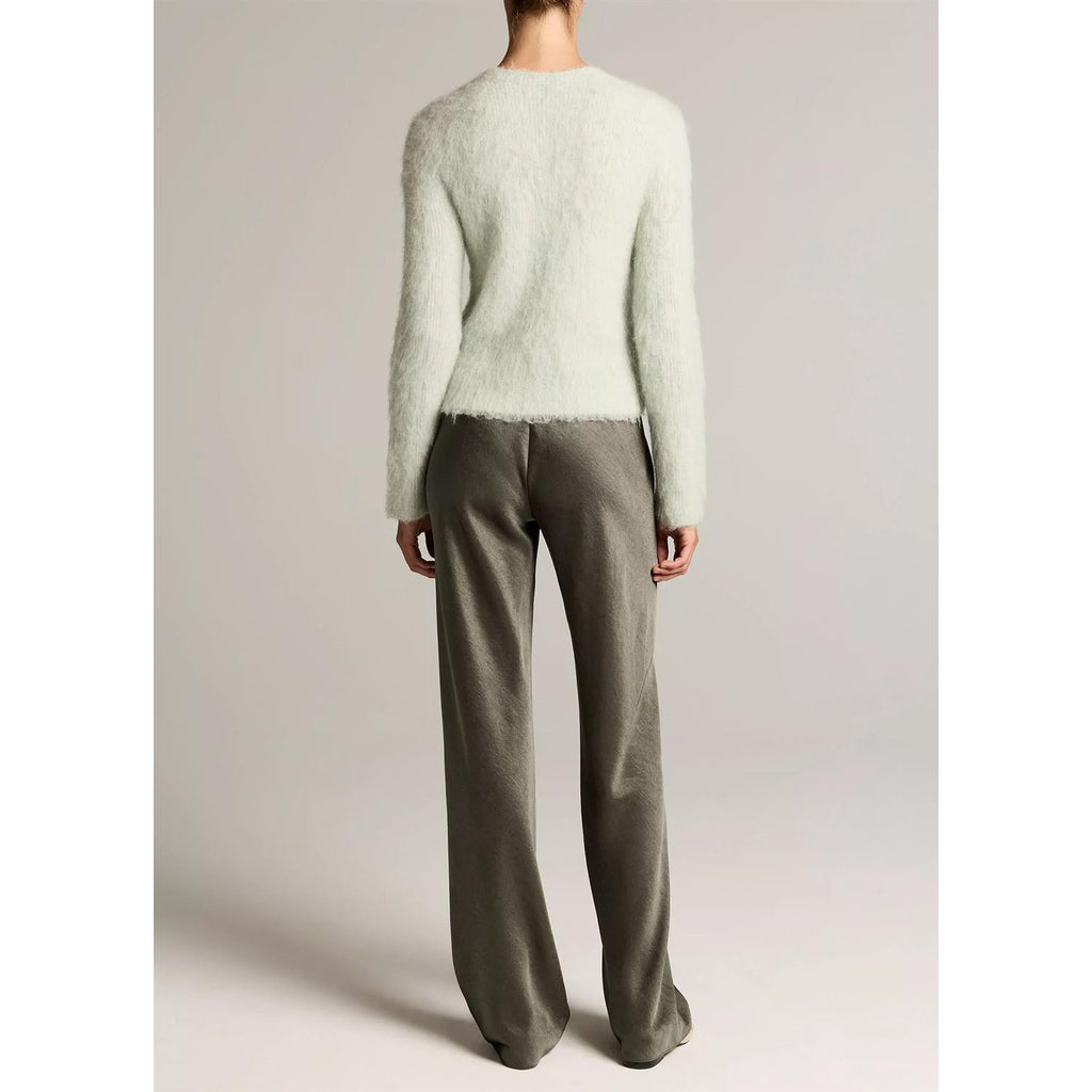Colette Fluid Satin Bias Pant Dusty Olive