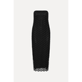 Sequins Midi Tube Dress Black