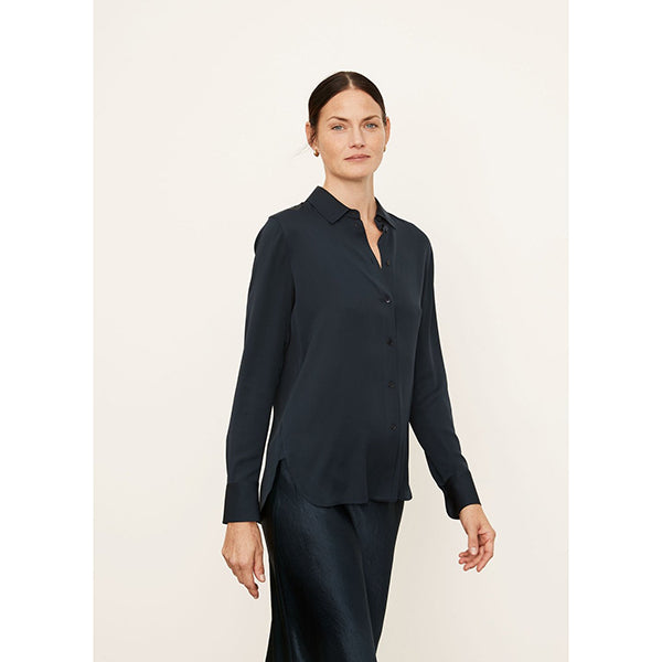 Slim Fitted Blouse Coastal Blue