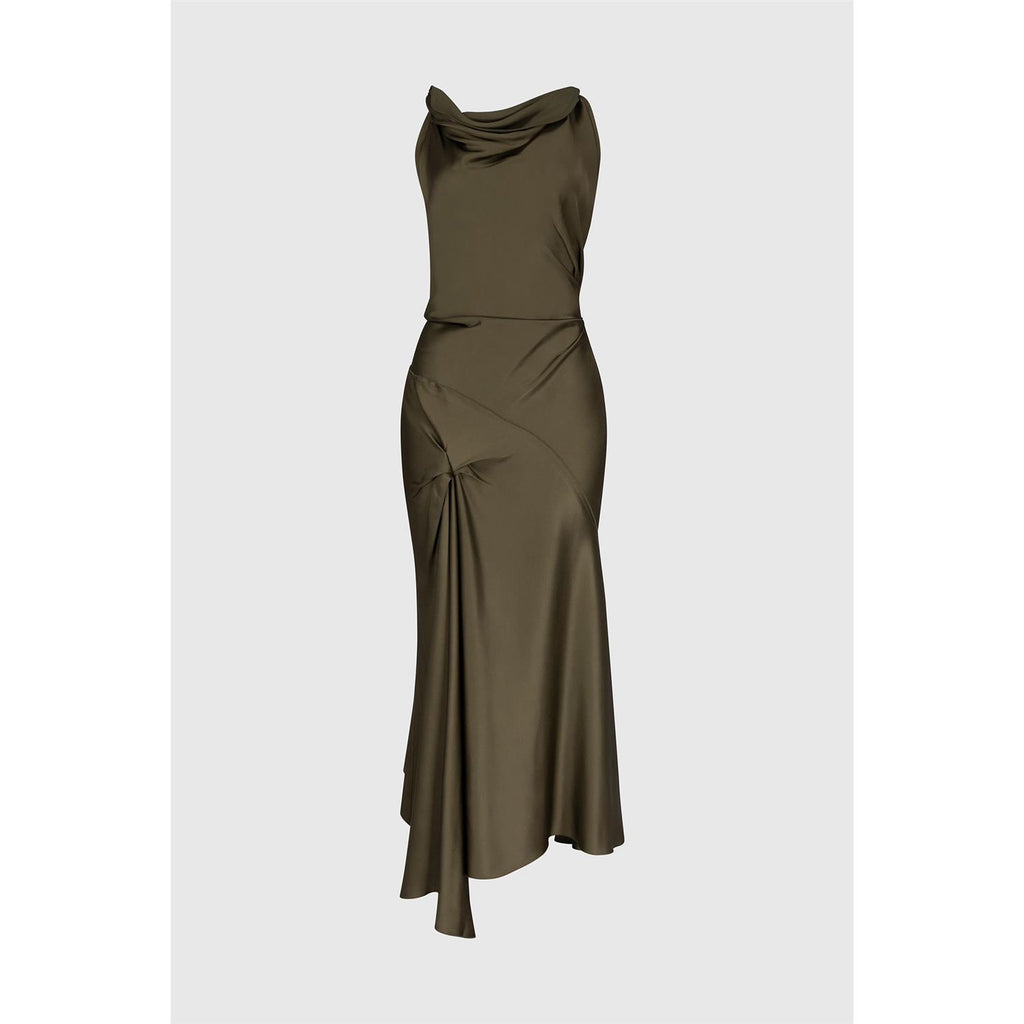 Posy Midi Dress Green
