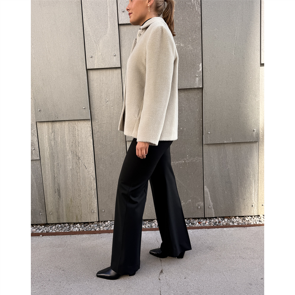 Agnes Alpaca Coat Beige