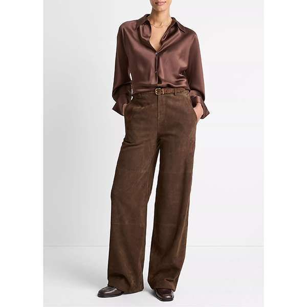 Bias L/S Blouse Espresso
