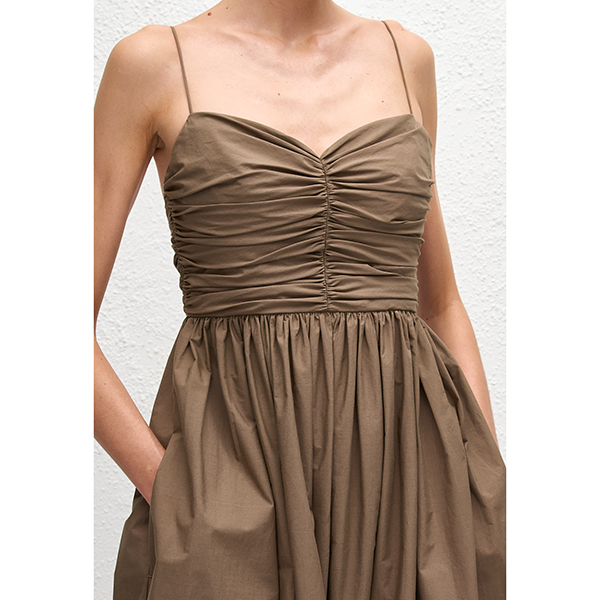 Gathered Bodice Dress Birch