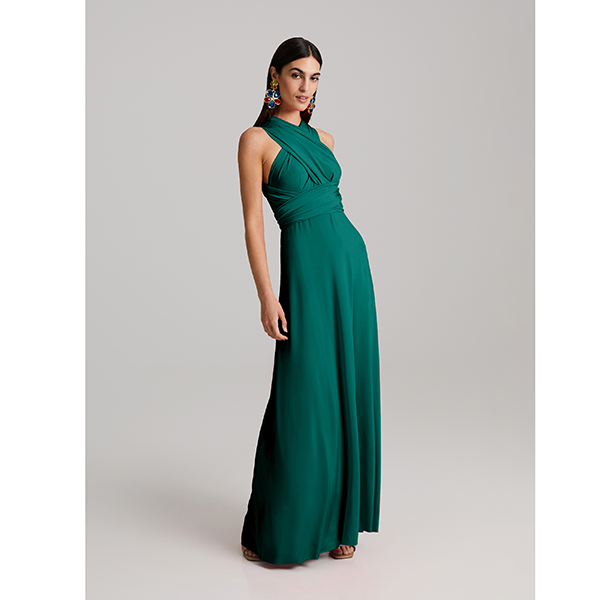 Priya Dress Teal Green