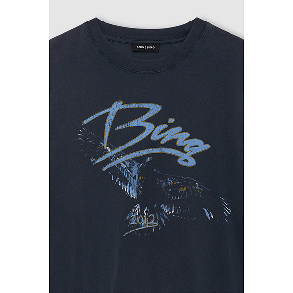 Kent Tee Eagle Washed Black