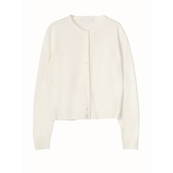 Classic Wool Cardigan Macadamia