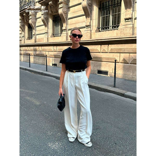 Gytta Trousers Chalk White