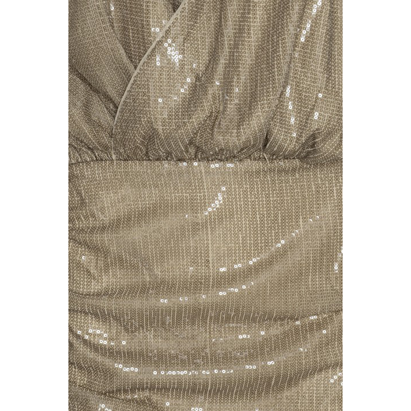 Sequins LS Mini Dress Fossil
