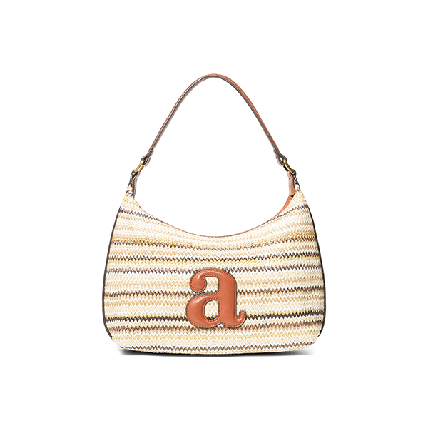 Hampton Stripe Handbag Ecru Combo