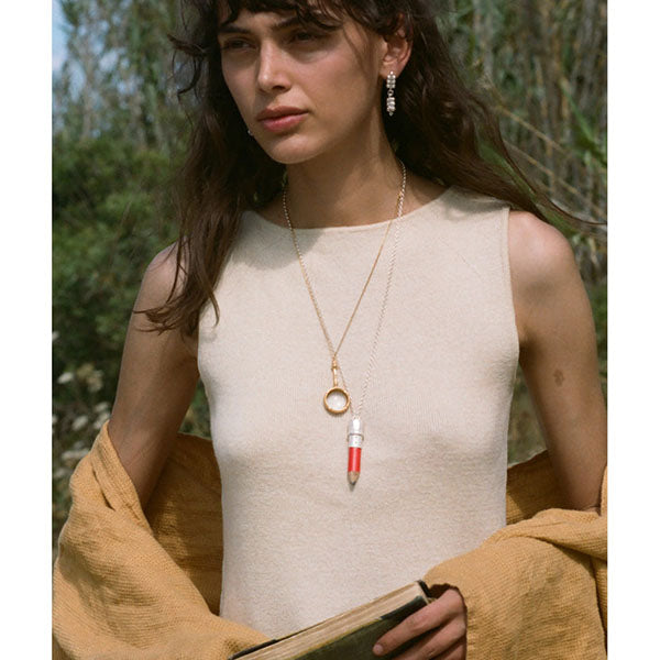 The Annotator Necklace Silver