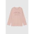 Ivan Long Sleeve Melrose Stencil Washed Blush