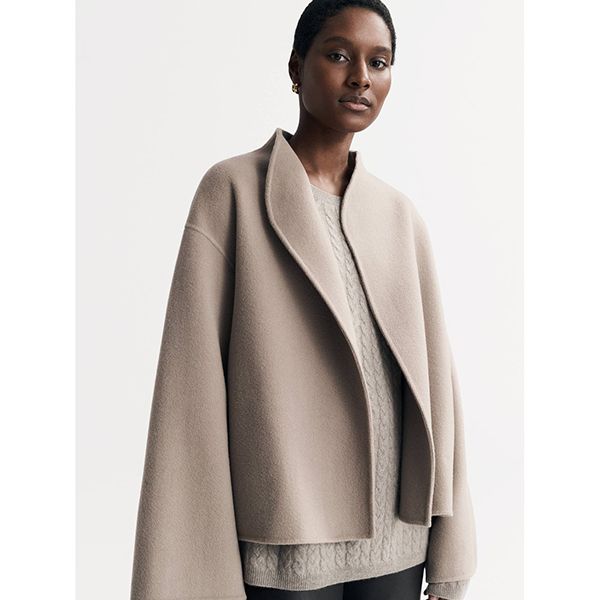 Short Jacket Dark Sand