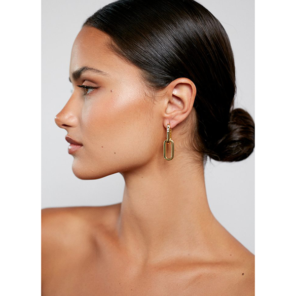 Golden Link Earrings