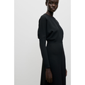 Dolman Midi Dress Black
