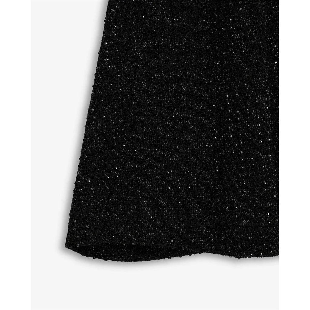 Luxe Sequin Skirt Black
