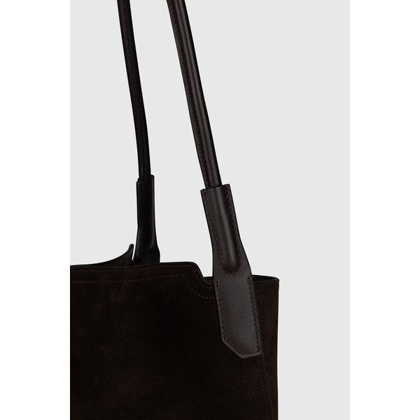 Victoria Tote Suede Coffee Liqueur