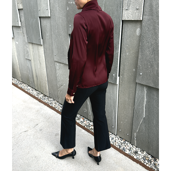 Miki Blouse Burgundy