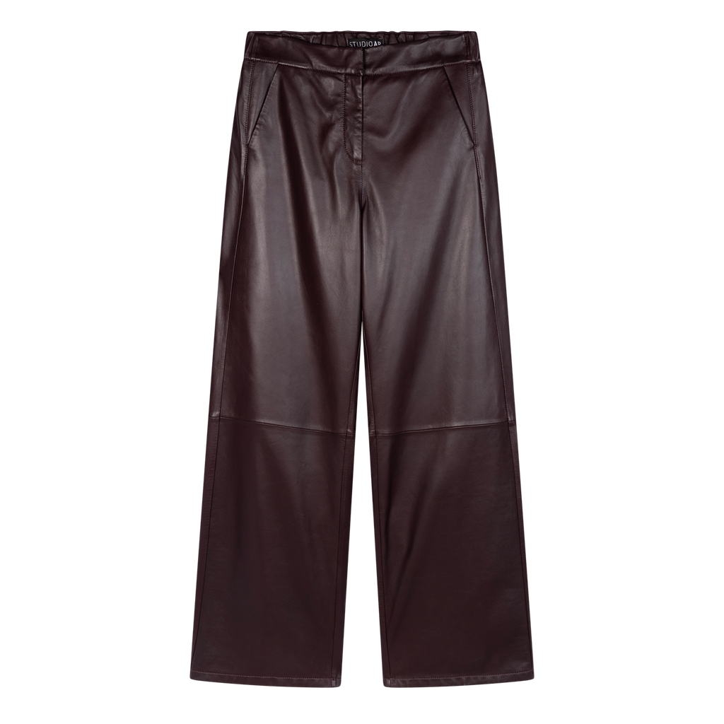 Davina Leather Pant Shiraz