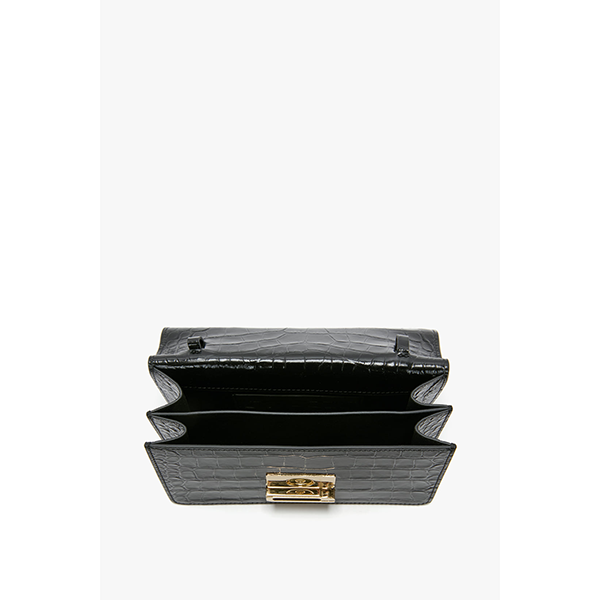 Dorian Bag Small Black Croc