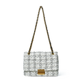 Charlie Summer Tweed Handbag Black