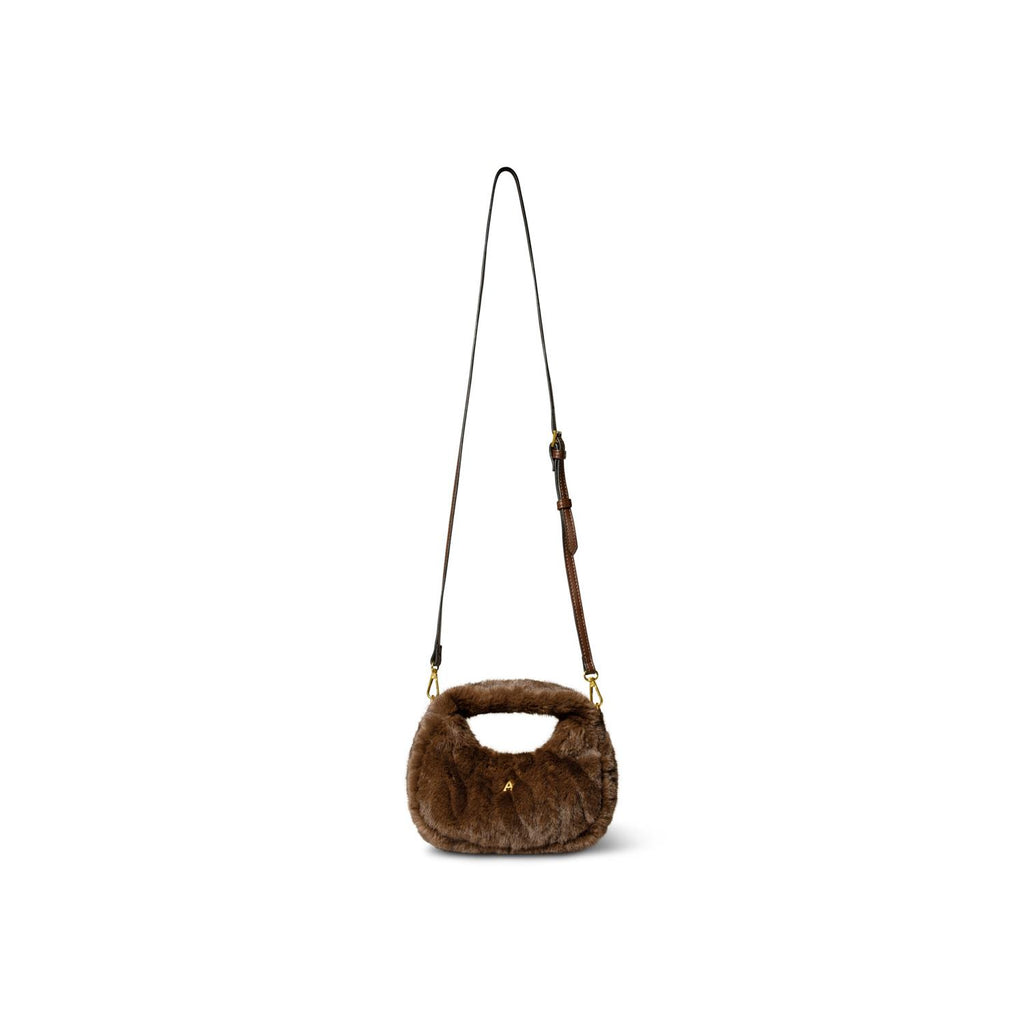 Noella Plush Bag Dk Brown