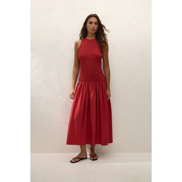 Sanchia Midi Dress Chilli