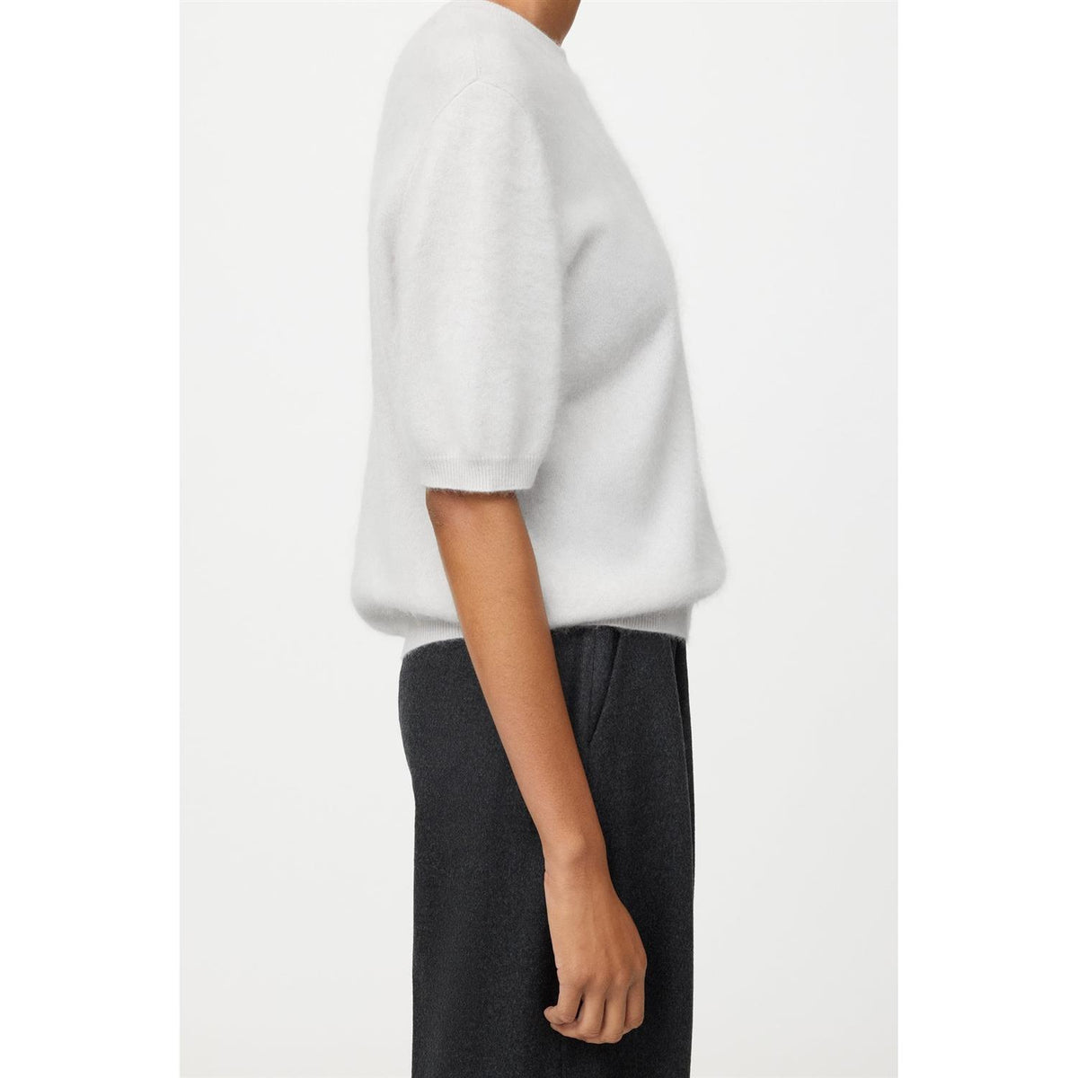 Brushed Short Sleeve Quiet Grey