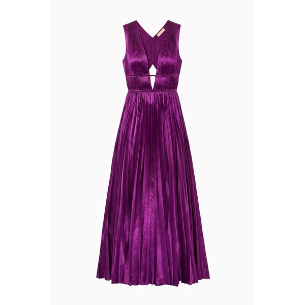 Lena SL Satin Gown Amaranth