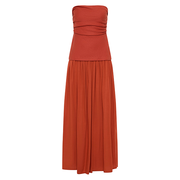 Hedy Maxi Dress Dusty Tomato