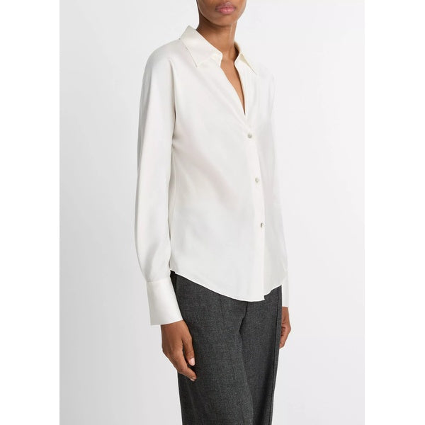Bias L/S Blouse Off White