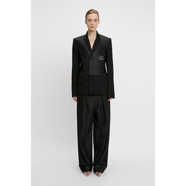 Fluid Detail Jacket Black