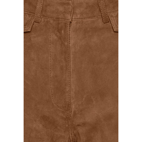 Suede Highwaisted Pants Bison