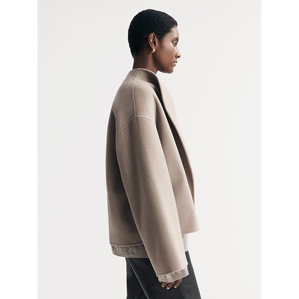Short Jacket Dark Sand