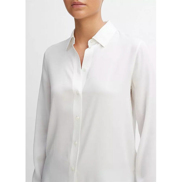 Slim Fitted Blouse Optic White
