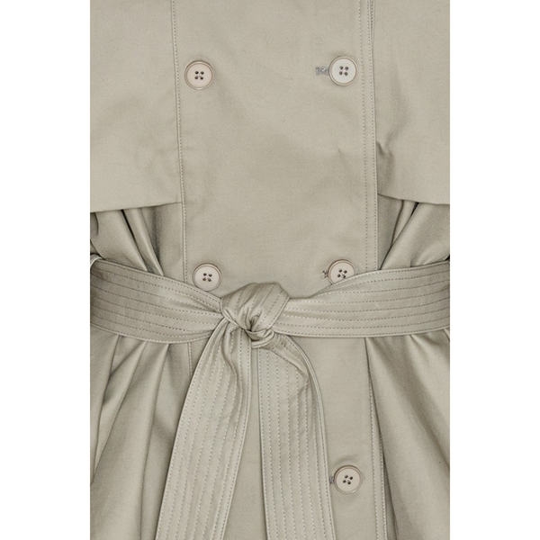 Short Trench Coat Aluminum