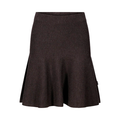Triny Merino Skirt Dark Brown Melange