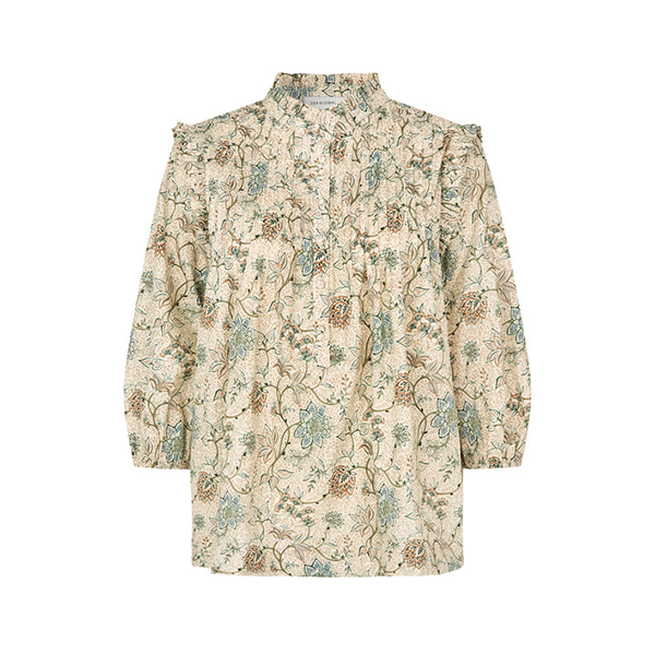 Line Blouse Cinderella Latte