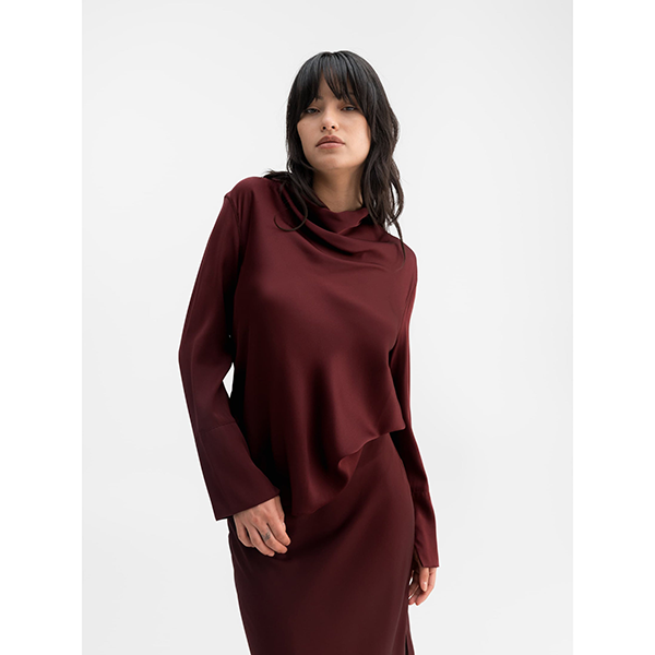 Ayumi Blouse Burgundy