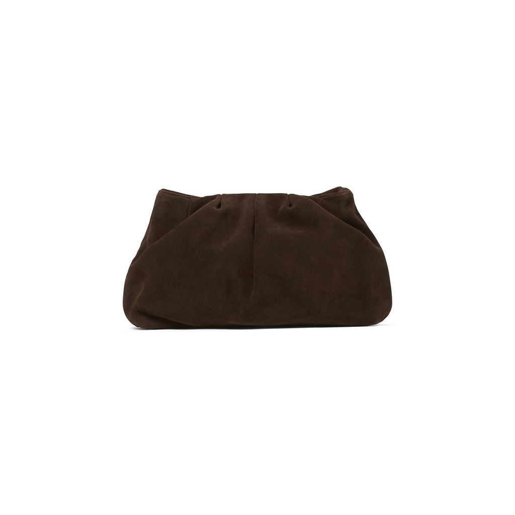 Maxime True Suede Clutch Dk Brown
