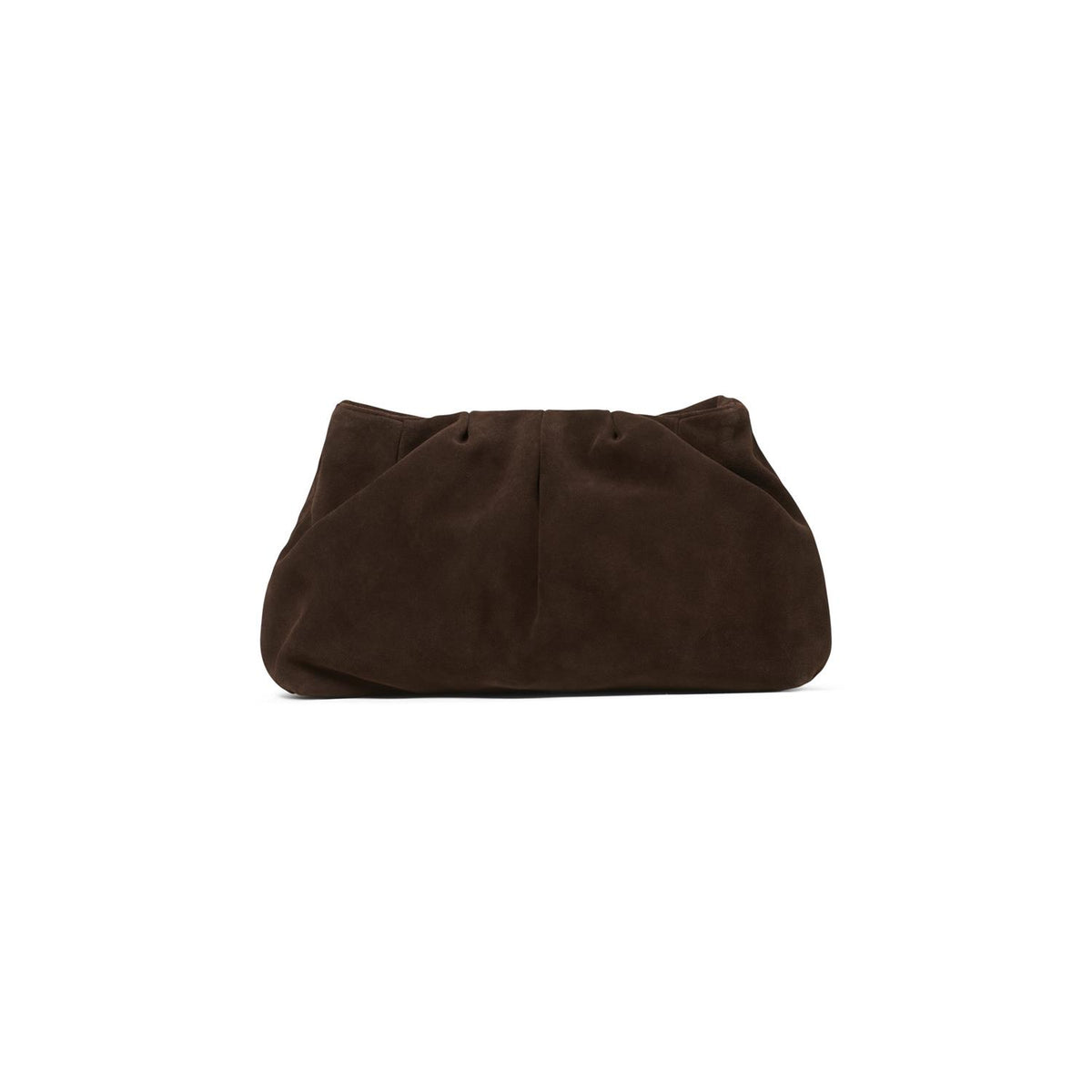 Maxime True Suede Clutch Dk Brown