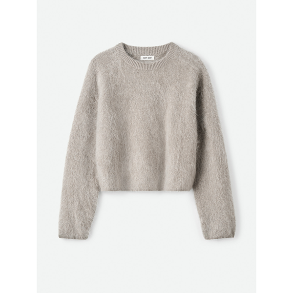 Brushed Crewneck Greige