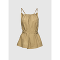 Nicka Poplin Top Wood