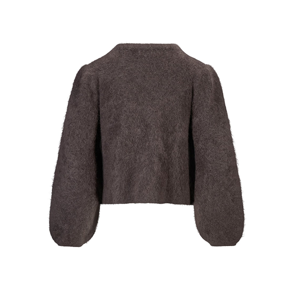 Amelia Chunky Cardigan Dark Brown