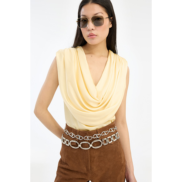 Suede Highwaisted Pants Bison