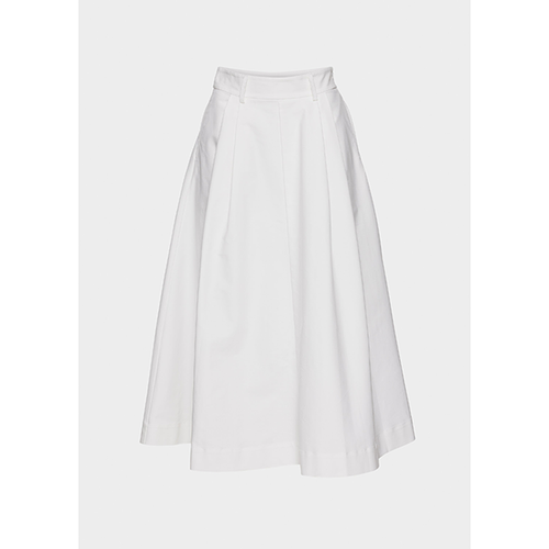 Anna Cotton Skirt White