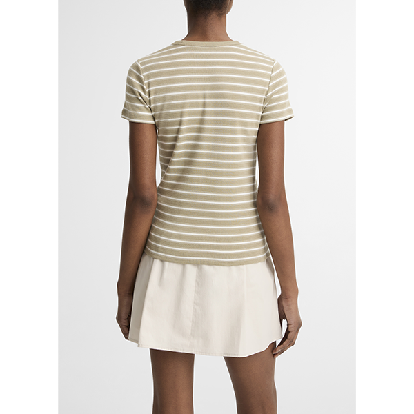 Stripe Shrunken 90s Tee Salted Moss Combo