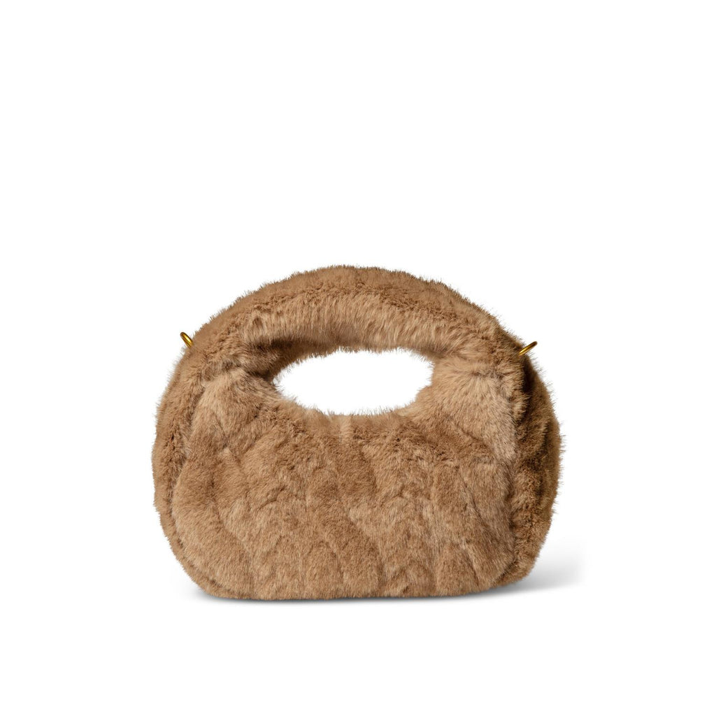Noella Plush Bag Beige