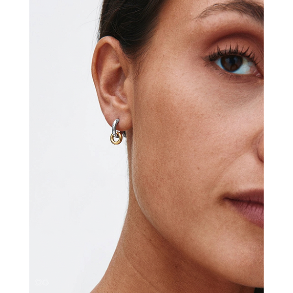 Eternal Mini Hoops Silver/Gold
