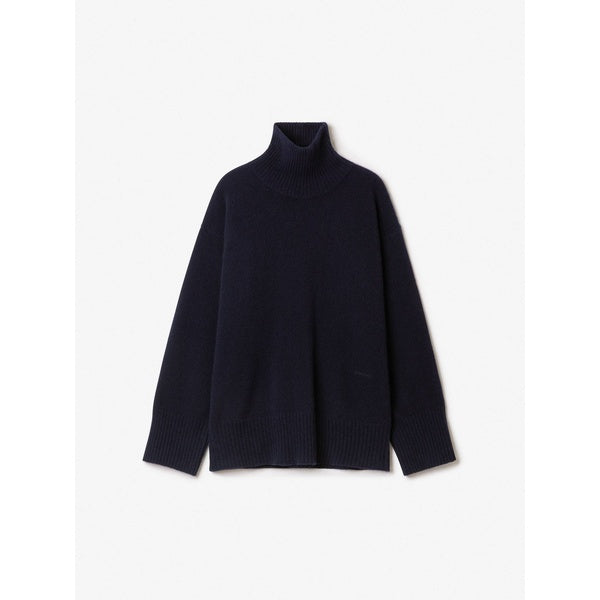 Soft Wool Turtleneck Navy Blue